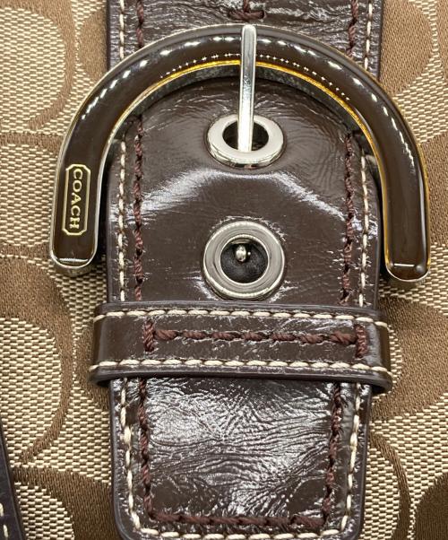 COACH（コーチ）COACH (コーチ) トートバッグ ベージュ×ブラウンの古着・服飾アイテム
