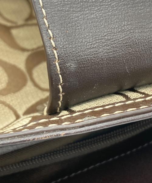 COACH（コーチ）COACH (コーチ) トートバッグ ベージュ×ブラウンの古着・服飾アイテム