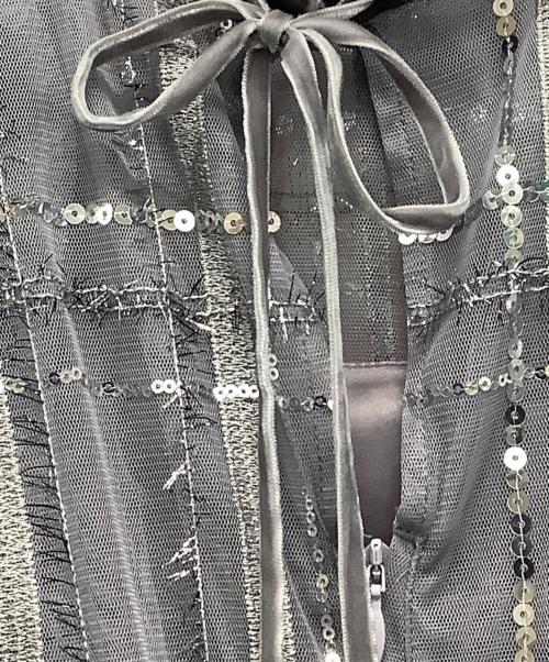 FRAY ID（フレイ アイディー）FRAY ID (フレイ アイディー) ノースリーブ・キャミソールワンピース グレーの古着・服飾アイテム