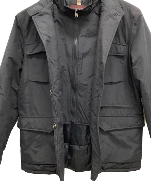BALLANTYNE（バランタイン）BALLANTYNE (バランタイン) レイヤードミリタリー中綿ジャケット ネイビー サイズ:54の古着・服飾アイテム