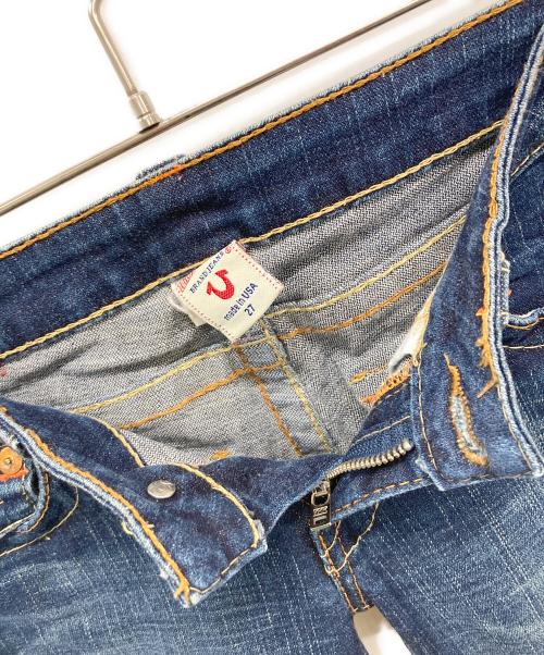 TRUE RELIGION（トゥルー レリジョン）TRUE RELIGION (トゥルー レリジョン) デニムパンツ インディゴ サイズ:SIZE 68.5cm (W27)の古着・服飾アイテム
