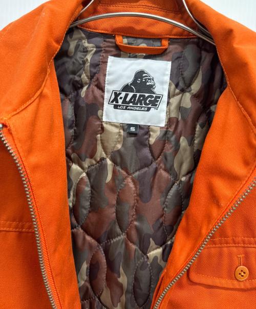 X-LARGE（エクストララージ）X-LARGE (エクストララージ) ワークジャケット オレンジ サイズ:SIZE Sの古着・服飾アイテム