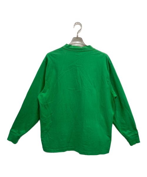 whitesville（ホワイツビル）WHITESVILLE (ホワイツビル) 薄手カーディガン グリーン サイズ:SIZE XLの古着・服飾アイテム
