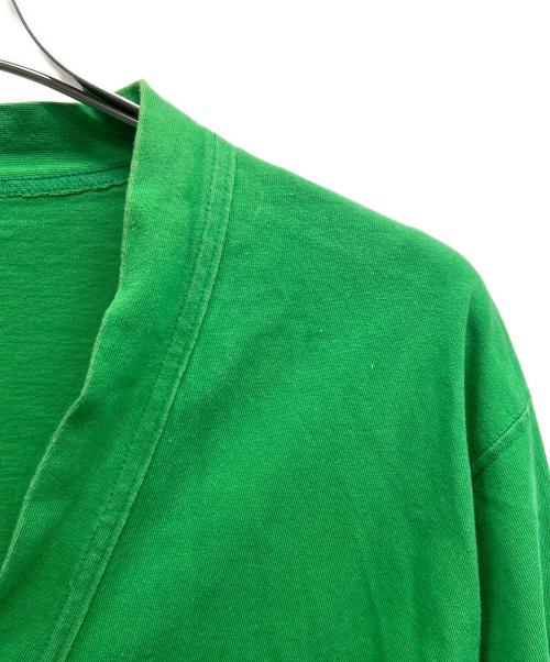 whitesville（ホワイツビル）WHITESVILLE (ホワイツビル) 薄手カーディガン グリーン サイズ:SIZE XLの古着・服飾アイテム