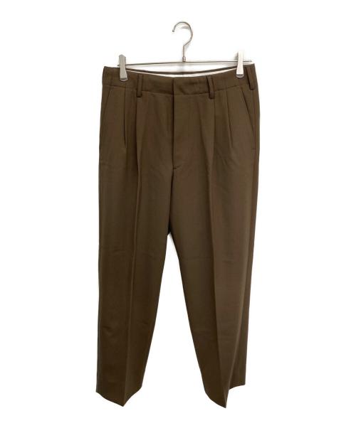 STEVEN ALAN（スティーブンアラン）STEVEN ALAN (スティーブンアラン) VIN/WL 2PLEATED PANTS-BOLD/パンツ ブラウン サイズ:	SIZE Mの古着・服飾アイテム