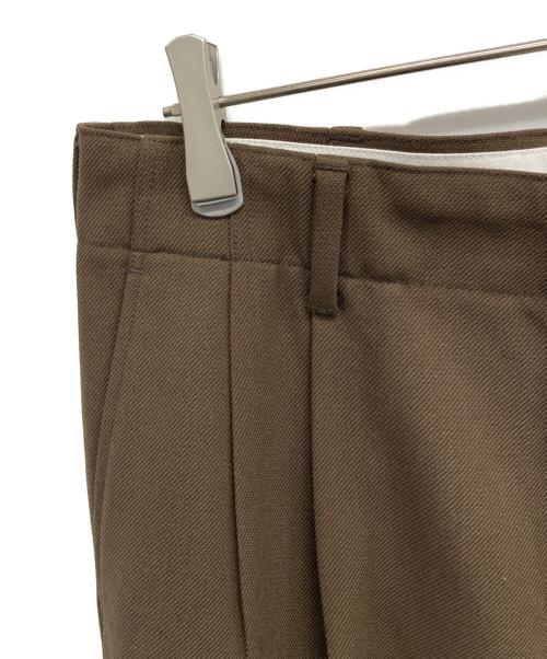 STEVEN ALAN（スティーブンアラン）STEVEN ALAN (スティーブンアラン) VIN/WL 2PLEATED PANTS-BOLD/パンツ ブラウン サイズ:	SIZE Mの古着・服飾アイテム