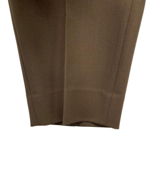 STEVEN ALAN（スティーブンアラン）STEVEN ALAN (スティーブンアラン) VIN/WL 2PLEATED PANTS-BOLD/パンツ ブラウン サイズ:	SIZE Mの古着・服飾アイテム