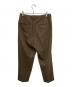 STEVEN ALAN (スティーブンアラン) VIN/WL 2PLEATED PANTS-BOLD/パンツ ブラウン サイズ:	SIZE M：5000円