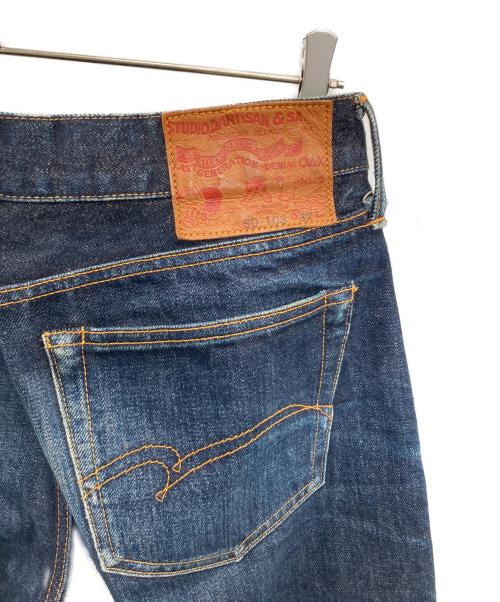 STUDIO D'ARTISAN（ステュディオダルチザン）STUDIO D'ARTISAN (ステュディオダルチザン) デニムパンツ インディゴブルー サイズ:SIZE 32の古着・服飾アイテム