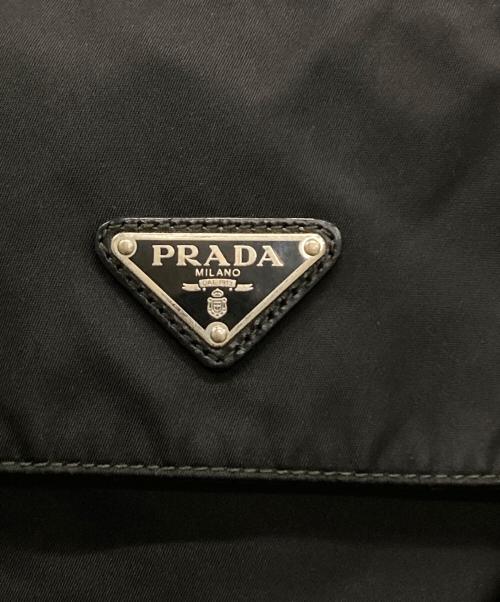 PRADA（プラダ）PRADA (プラダ) メッセンジャーバッグ ブラックの古着・服飾アイテム