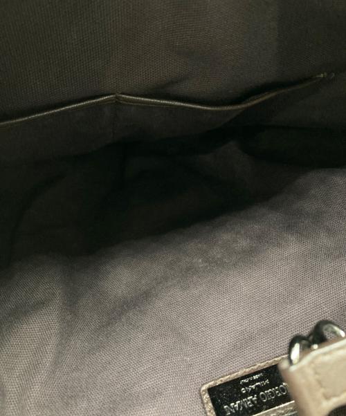 GIORGIO ARMANI（ジョルジオアルマーニ）GIORGIO ARMANI (ジョルジオアルマーニ) リュック ブラウンの古着・服飾アイテム