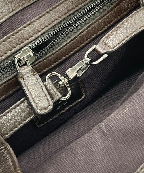 GIORGIO ARMANI（ジョルジオアルマーニ）GIORGIO ARMANI (ジョルジオアルマーニ) リュック ブラウンの古着・服飾アイテム