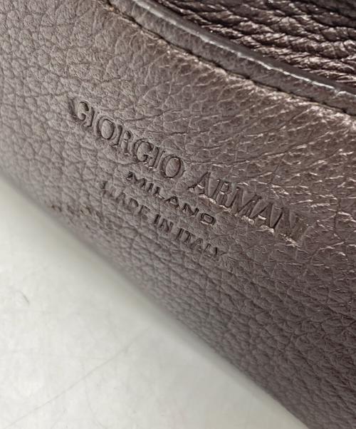 GIORGIO ARMANI（ジョルジオアルマーニ）GIORGIO ARMANI (ジョルジオアルマーニ) リュック ブラウンの古着・服飾アイテム