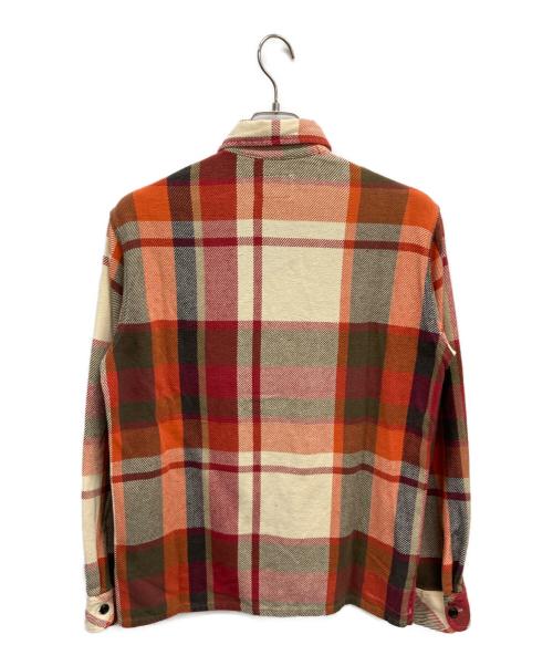 Engineered Garments（エンジニアド ガーメンツ）Engineered Garments (エンジニアド ガーメンツ) 長袖シャツ オレンジ×アイボリー×レッド サイズ:SIZE Sの古着・服飾アイテム