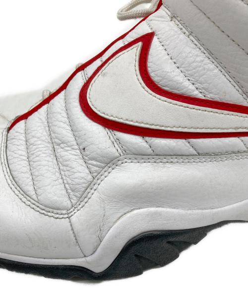 NIKE（ナイキ）NIKE (ナイキ) ハイカットスニーカー ホワイト×レッド サイズ:SIZE 27cmの古着・服飾アイテム