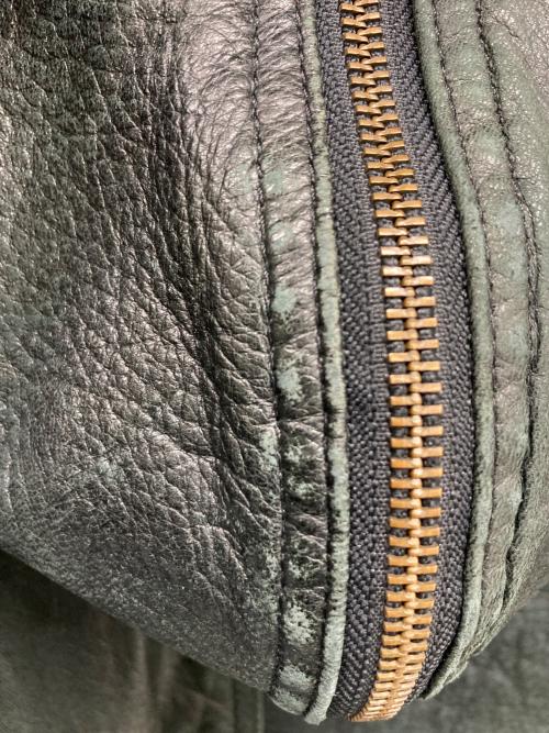 ATSUKI ONISHI（アツキオオニシ）ATSUKI ONISHI (アツキオオニシ) レザージャケット ブラック サイズ:不明の古着・服飾アイテム