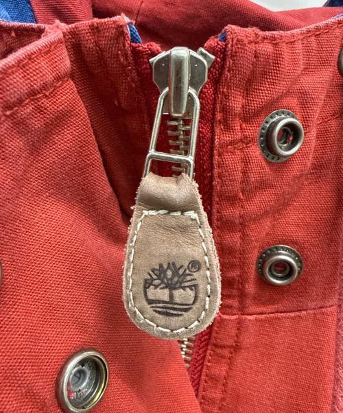 Timberland（ティンバーランド）Timberland (ティンバーランド) ファイヤーマンジャケット レッド サイズ:Lの古着・服飾アイテム