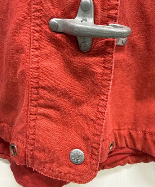 Timberland（ティンバーランド）Timberland (ティンバーランド) ファイヤーマンジャケット レッド サイズ:Lの古着・服飾アイテム