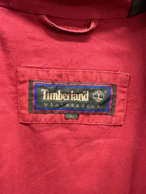 Timberland（ティンバーランド）Timberland (ティンバーランド) ファイヤーマンジャケット レッド サイズ:Lの古着・服飾アイテム