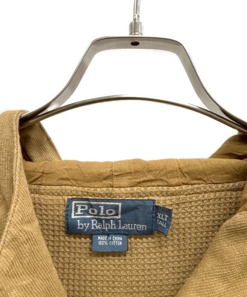 POLO RALPH LAUREN（ポロ・ラルフローレン）POLO RALPH LAUREN (ポロ・ラルフローレン) ジップジャケット ベージュ サイズ:SIZE XLの古着・服飾アイテム