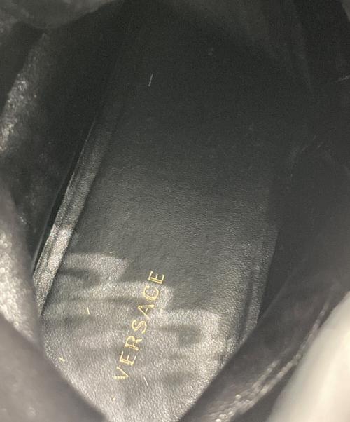 VERSACE（ヴェルサーチェ）VERSACE (ヴェルサーチェ) サイドジップブーツ ブラック サイズ:SIZE 24.5cmの古着・服飾アイテム
