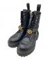 VERSACE（ヴェルサーチェ）の古着「サイドジップブーツ」｜ブラック