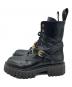 VERSACE (ヴェルサーチェ) サイドジップブーツ ブラック サイズ:SIZE 24.5cm：25000円