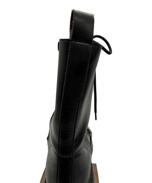 CHARLES & KEITH（チャールズアンドキース）CHARLES & KEITH (チャールズアンドキース) サイドジップブーツ ブラック サイズ:24.5の古着・服飾アイテム
