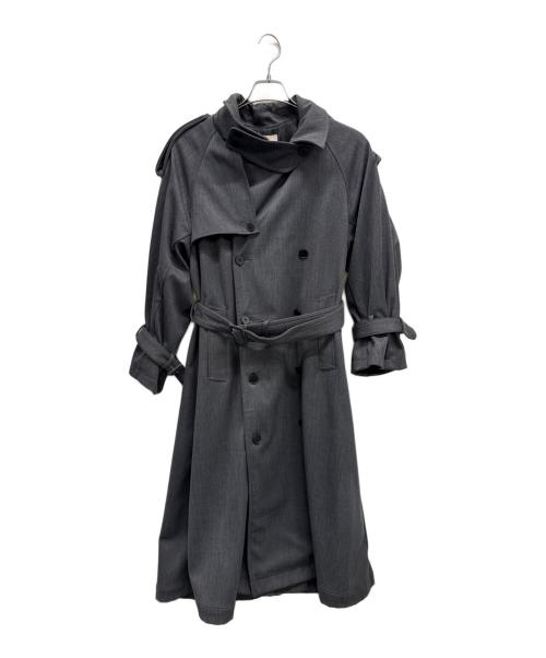 THE TOE（ザ・トゥー）THE TOE (ザ・トゥー) トレンチコート グレー サイズ:Sの古着・服飾アイテム