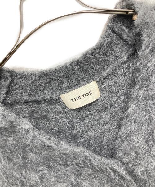 THE TOE（ザ・トゥー）THE TOE (ザ・トゥー) 厚手カーディガン グレー サイズ:SIZE Sの古着・服飾アイテム