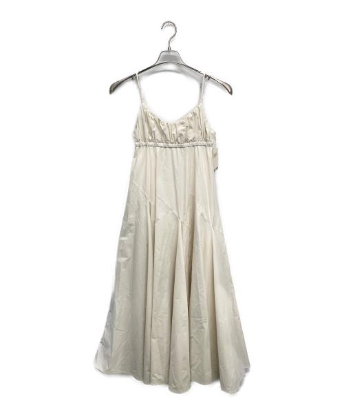 THE TOE（ザ・トゥー）THE TOE (ザ・トゥー) ノースリーブ・キャミソールワンピース アイボリー サイズ:SIZE S 未使用品の古着・服飾アイテム