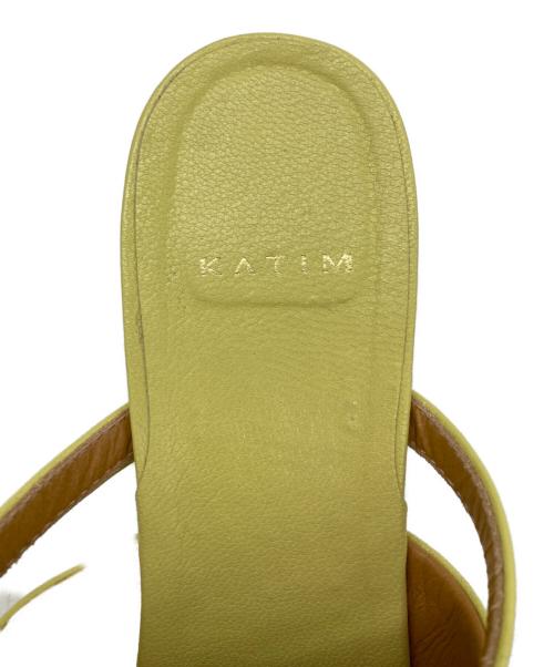 KATIM（カチム）KATIM (カチム) サンダル イエロー サイズ:SIZE 24cmの古着・服飾アイテム