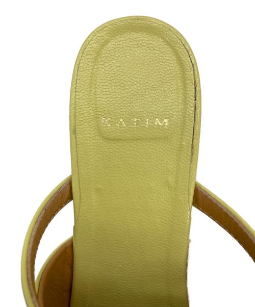 KATIM（カチム）KATIM (カチム) サンダル イエロー サイズ:SIZE 24cmの古着・服飾アイテム