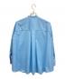 ENFOLD (エンフォルド) OVER SHIRT ブルー サイズ:SIZE 38：10000円