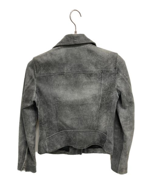 ALL SAINTS（オールセインツ）ALL SAINTS (オールセインツ) レザージャケット グレー サイズ:SIZE 36の古着・服飾アイテム