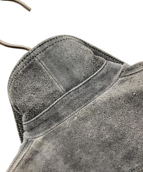 ALL SAINTS（オールセインツ）ALL SAINTS (オールセインツ) レザージャケット グレー サイズ:SIZE 36の古着・服飾アイテム