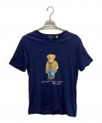POLO RALPH LAURENポロ・ラルフローレン）の古着「半袖カットソー」｜ネイビー