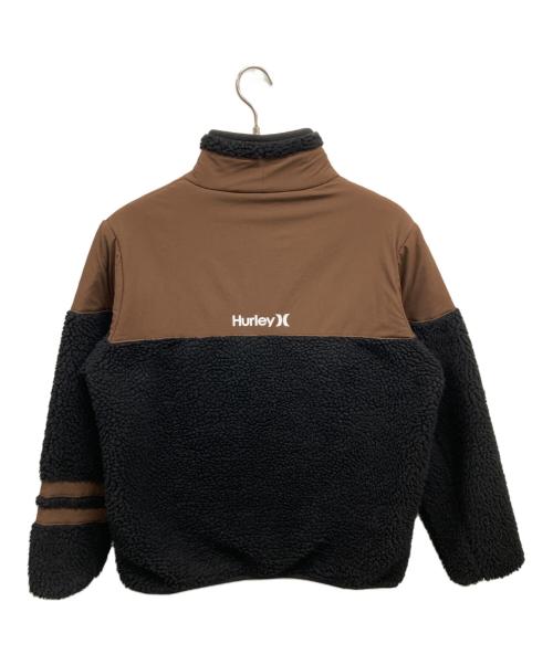 HURLEY（ハーレー）HURLEY (ハーレー) フリースジャケット ブラック×ブラウン サイズ:SIZE Mの古着・服飾アイテム