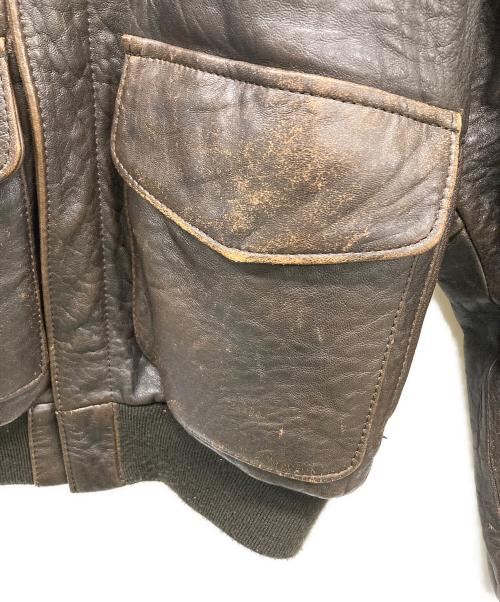 AVIREX（アヴィレックス）AVIREX (アヴィレックス) A-2フライトジャケット ブラウン サイズ:Sの古着・服飾アイテム