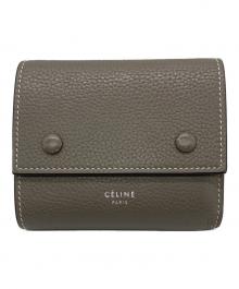 CELINE（セリーヌ）の古着「3つ折り財布」｜グレー