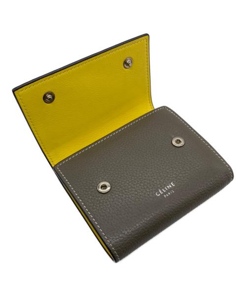 CELINE（セリーヌ）CELINE (セリーヌ) 3つ折り財布 グレーの古着・服飾アイテム