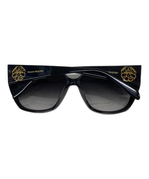 ALEXANDER McQUEEN（アレキサンダーマックイーン）ALEXANDER McQUEEN (アレキサンダーマックイーン) サングラス ブラック サイズ:58□15の古着・服飾アイテム