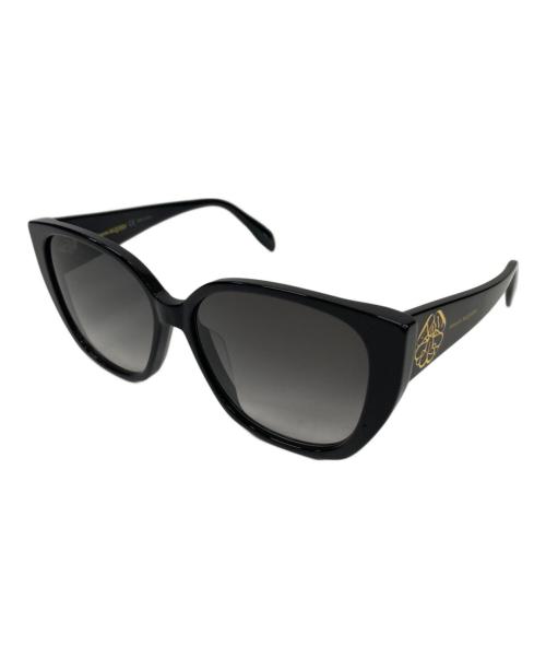 ALEXANDER McQUEEN（アレキサンダーマックイーン）ALEXANDER McQUEEN (アレキサンダーマックイーン) サングラス ブラック サイズ:58□15の古着・服飾アイテム