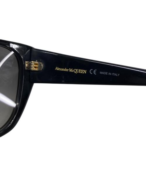ALEXANDER McQUEEN（アレキサンダーマックイーン）ALEXANDER McQUEEN (アレキサンダーマックイーン) サングラス ブラック サイズ:58□15の古着・服飾アイテム