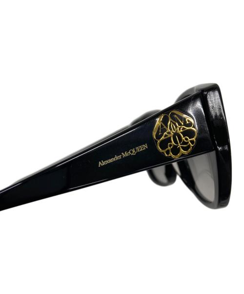 ALEXANDER McQUEEN（アレキサンダーマックイーン）ALEXANDER McQUEEN (アレキサンダーマックイーン) サングラス ブラック サイズ:58□15の古着・服飾アイテム
