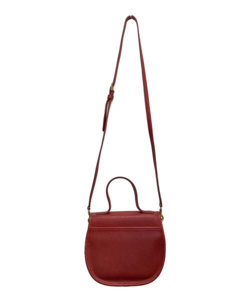 COACH（コーチ）COACH (コーチ) ターンロックショルダーバッグ レッドの古着・服飾アイテム