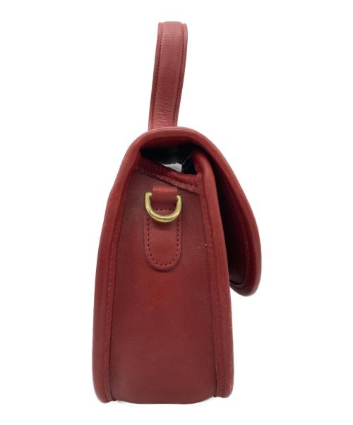 COACH（コーチ）COACH (コーチ) ターンロックショルダーバッグ レッドの古着・服飾アイテム