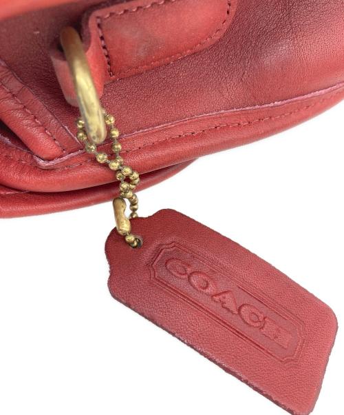 COACH（コーチ）COACH (コーチ) ターンロックショルダーバッグ レッドの古着・服飾アイテム