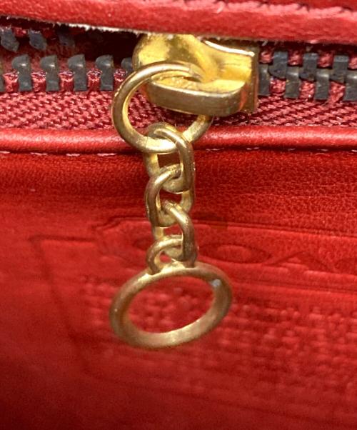 COACH（コーチ）COACH (コーチ) ターンロックショルダーバッグ レッドの古着・服飾アイテム