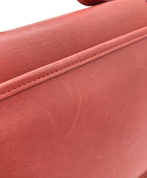 COACH（コーチ）COACH (コーチ) ターンロックショルダーバッグ レッドの古着・服飾アイテム